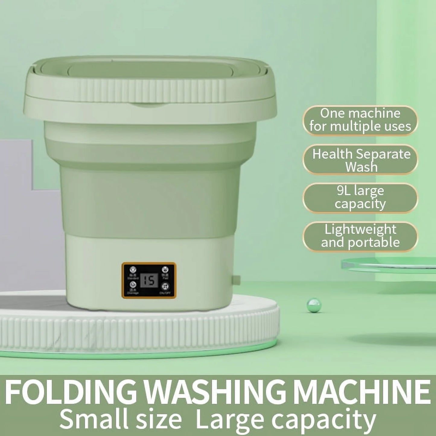 9 L Portable Washing Machine with Top Load