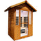 Outdoor Sauna Far Infrared Saunas App Control Red Cedar and Hemlock 1800W Low-Emf for Two Person