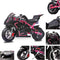 50Cc 2 Stroke Pocket Bike 01, EPA Approved Mini Bike for Kids, Mini Gas Pocket Bike W/Strong Dual Brake, Racing Pocket Rocket Max Speed 20 Mph, Max Weight 165 LB