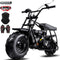 GMB100 Mini Bike, 99CC 4-Stroke Mini Bikes for Adults, Off-Road Motorcycle W/LED Headlight, Goggles, Gloves and Neck Gaiter up to 28 Mph, Weight Support up to 220 Lbs（Black）